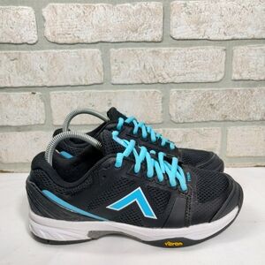 Tyrol Women's Striker Pro V Pickleball Tennis Shoes Size 6.5 Black Teal EUC